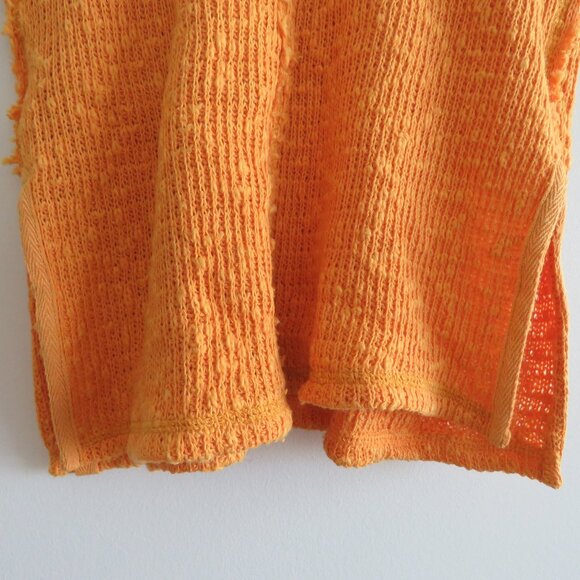 FREE PEOPLE WE THE FREE Boucle Sweater Tank Top in Mango Boho Beachy Sz XS NWT - Picture 11 of 13